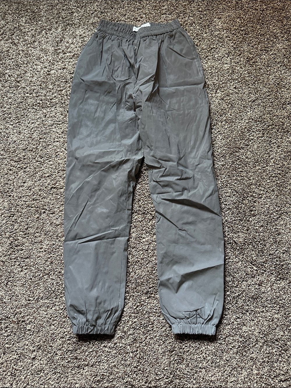 Women’s Gray Reflective Jogger Pants